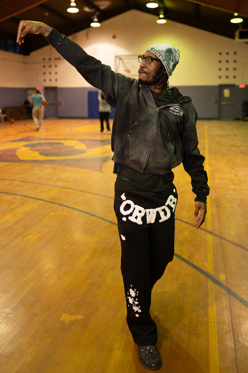 Splatter Flare Sweatpants
