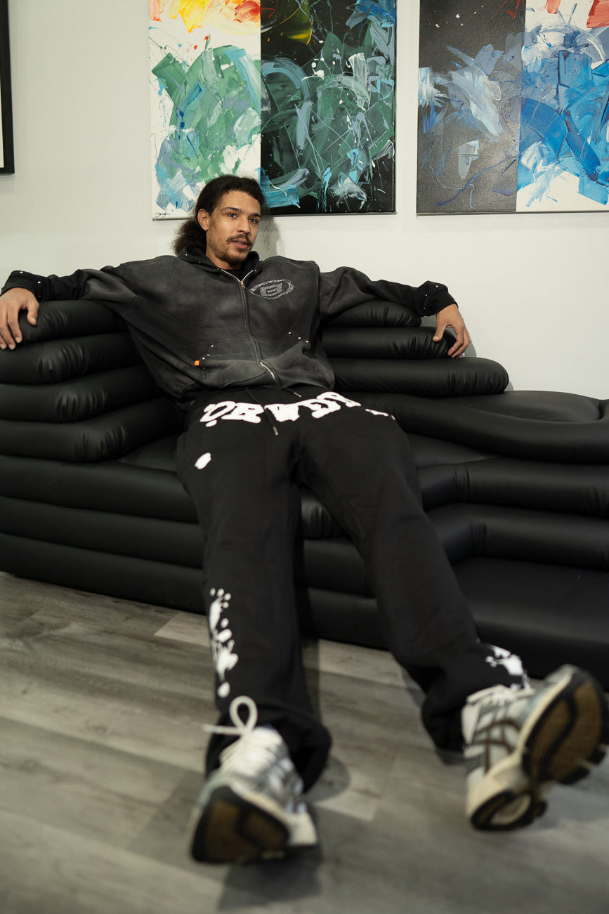 Splatter Scrunch Sweatpants